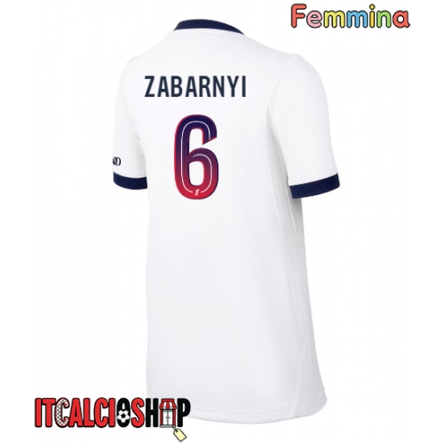 Paris Saint-Germain Ilya Zabarnyi #6 Seconda Maglia Femmina 2026-27 Manica Corta
